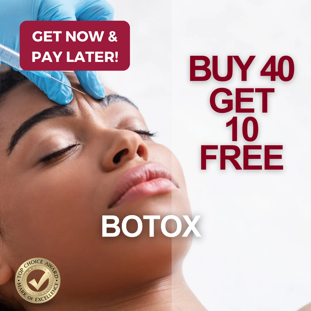 needle injecting botox into eyebrows