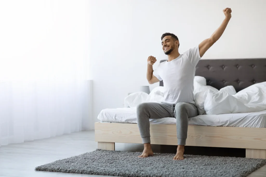 Man Happy Bedroom - Canada MedLaser