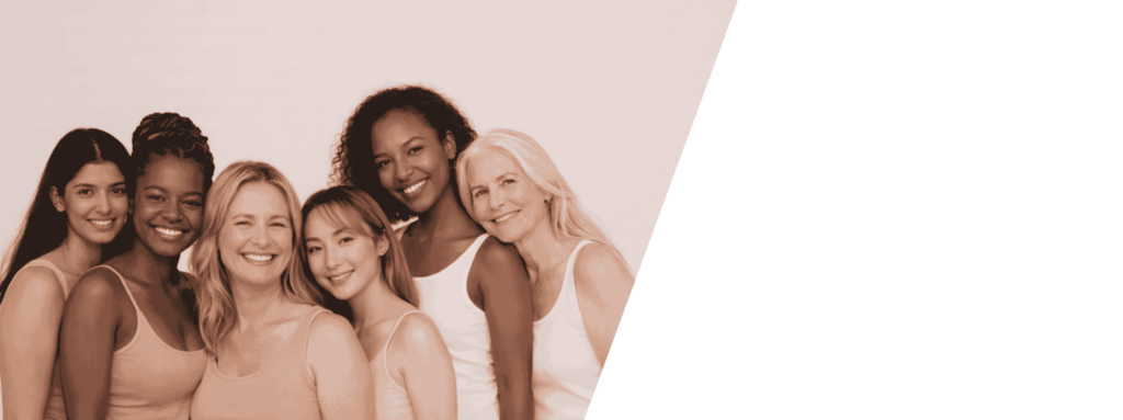 Diverse Group of Women Beauty laser Clinic